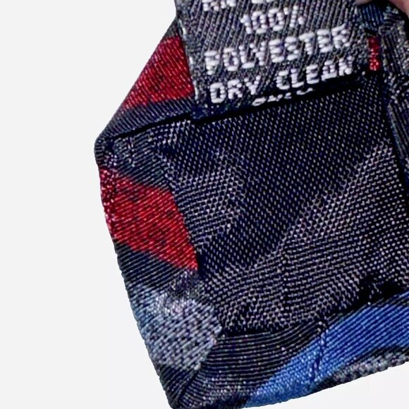 Botany 500 Classic Mens Necktie Multicolor Abstract Print Art-to-Wear Made USA - Picture 7 of 7